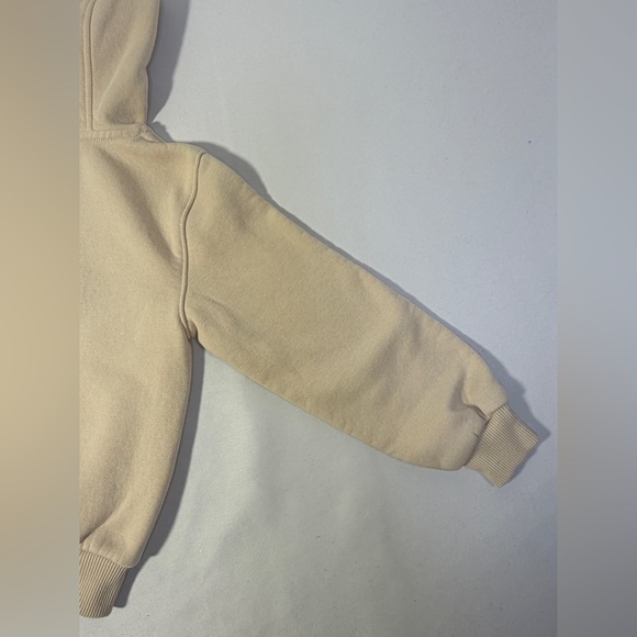 Nike Toddler Sweatsuit Set Hoodie Top Joggers Pants Beige Tan XS 4 Unisex Fleece - Picture 6 of 15